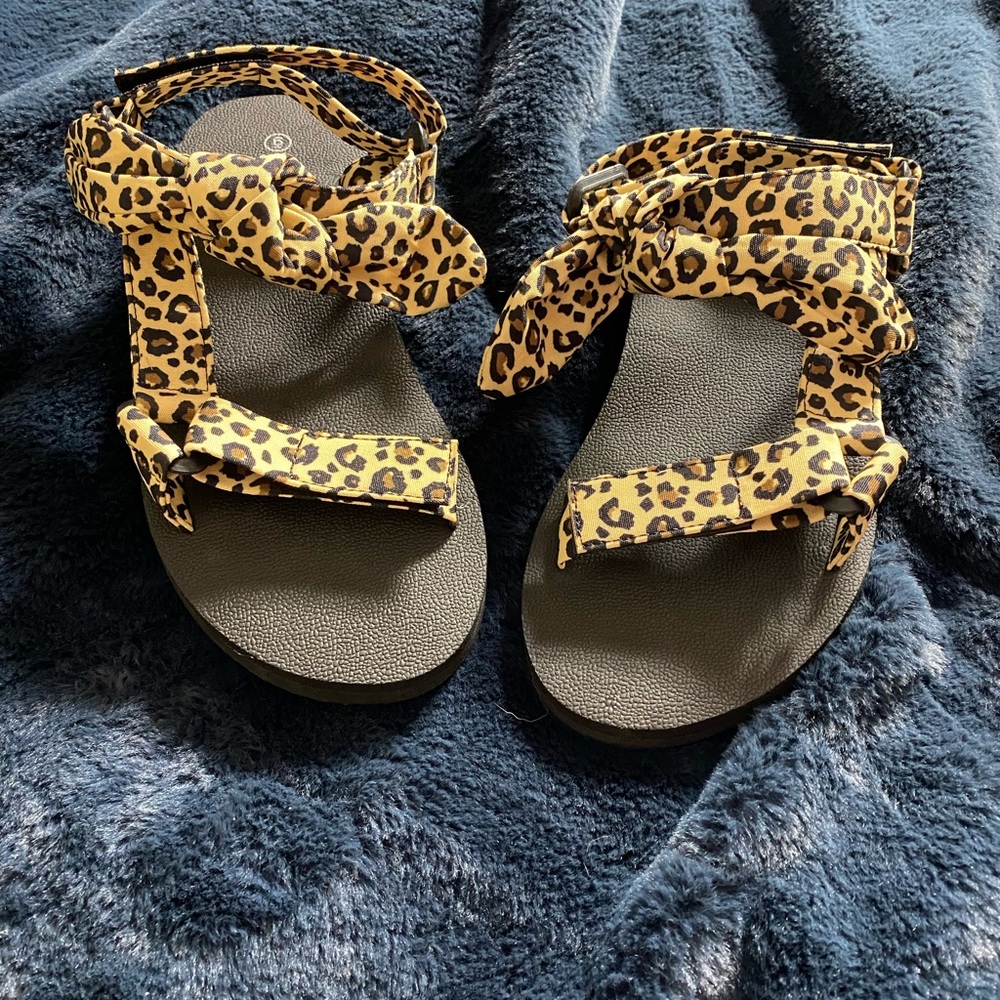 Leopard Sandals